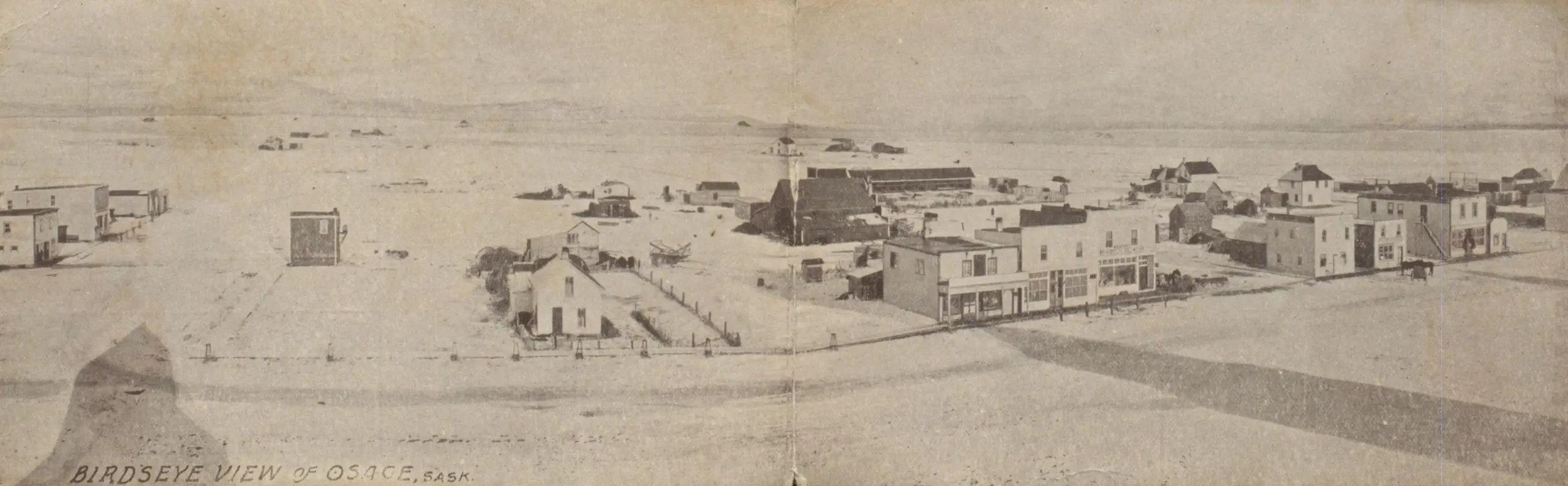 Bird's eye view of Osage