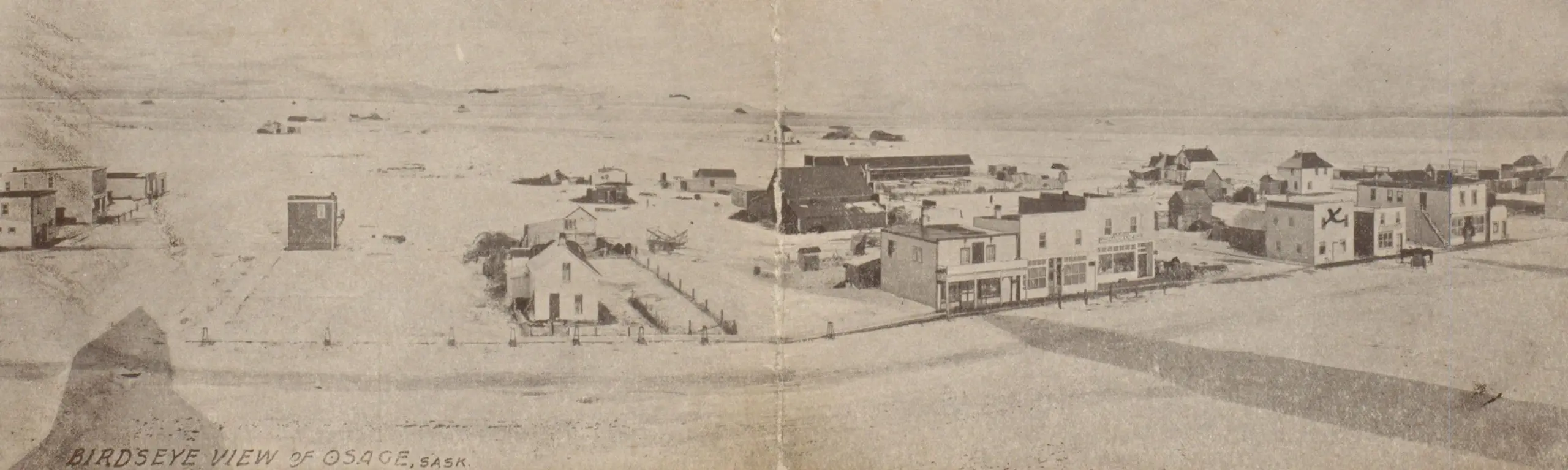 Bird's eye view of Osage